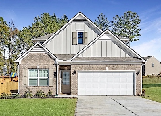 New Homes in Temple, Georgia built by Smith Douglas Homes in the New Home Community of Evergreen at Lakeside!