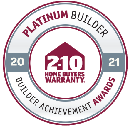 Rockhaven Homes was a winner of the 2021 Platinum Builder Award!
