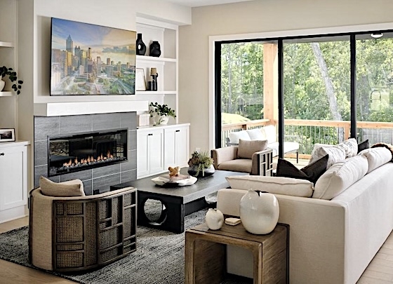 New Homes in Brookhaven, Georgia built by Toll Brothers in the New Home Community of Toll Brothers at Overlook at Lenox Park!