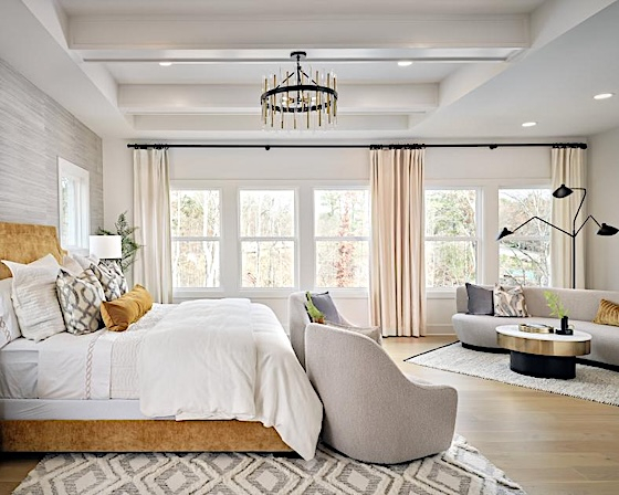 New Homes Luxurious Bedroom Suites in Cumming, Georgia built by Toll Brothers in the New Home Community of CrossCreek!