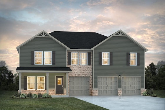 New Homes in Jackson, Georgia built by Dream Finders Homes in the New Home Community of The Woodlands Preserve!
