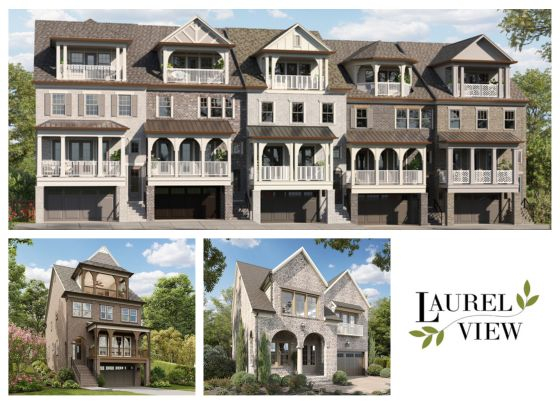 New Luxury Homes and Townhomes in South Forsyth County built by JW Collection in the New Home Community of Laurel View!