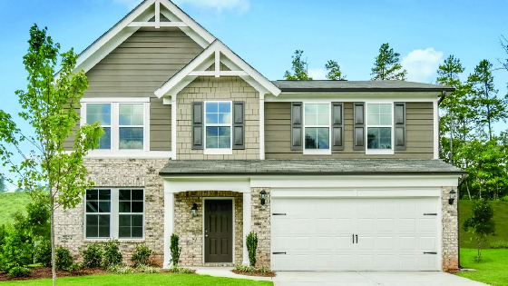 New Homes in Euharlee, Georgia built by Fischer Homes in the New Home Community of Cherry Glen!
