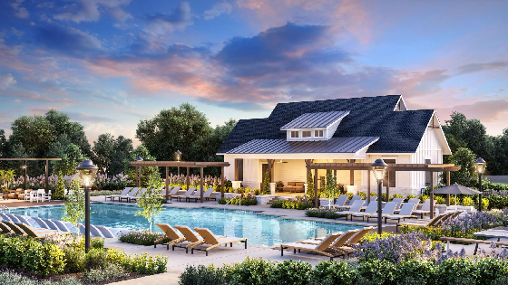 New Homes in Woodstock, Georgia built by Toll Brothers in the New Home Community of Holly Farm!