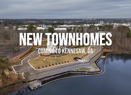 New Townhomes in Kennesaw, Georgia built by DRB Homes in the New Home Community of Barrett Pointe!