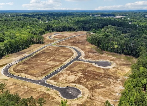 New Homes in Fairburn, Georgia built by Dream Finders Homes in the New Home Community of Trillium Reserve!
