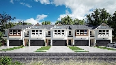 New Townhomes in Lilburn, GA built by Richardson Housing Group in the new home community of Townes at Rockfern