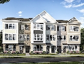 New Townhomes in Peachtree Corners, Georgia built by McKinley Homes in the New Home Community of Town Center Overlook!